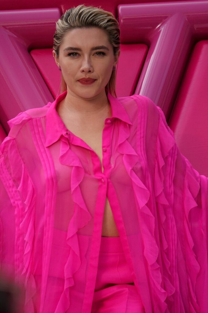 Florence Pugh Tits Bared In Sheer Dress For Valentino Commercial The