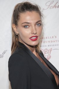 alina baikova has a wardrobe malfuction at gabrielle's angel ball in new york city