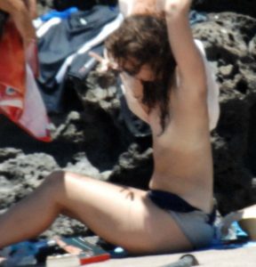 keira knightley topless beach candids 002