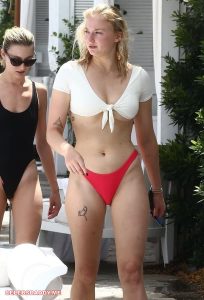 sophie turner bikini boobs and ass hanging out