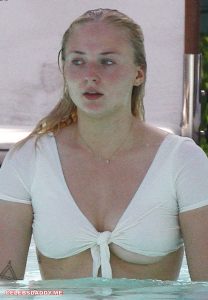 sophie turner bikini boobs and ass hanging out 005