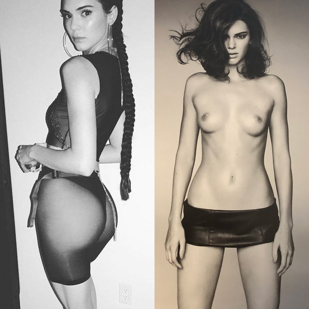 kendall jenner topless nude