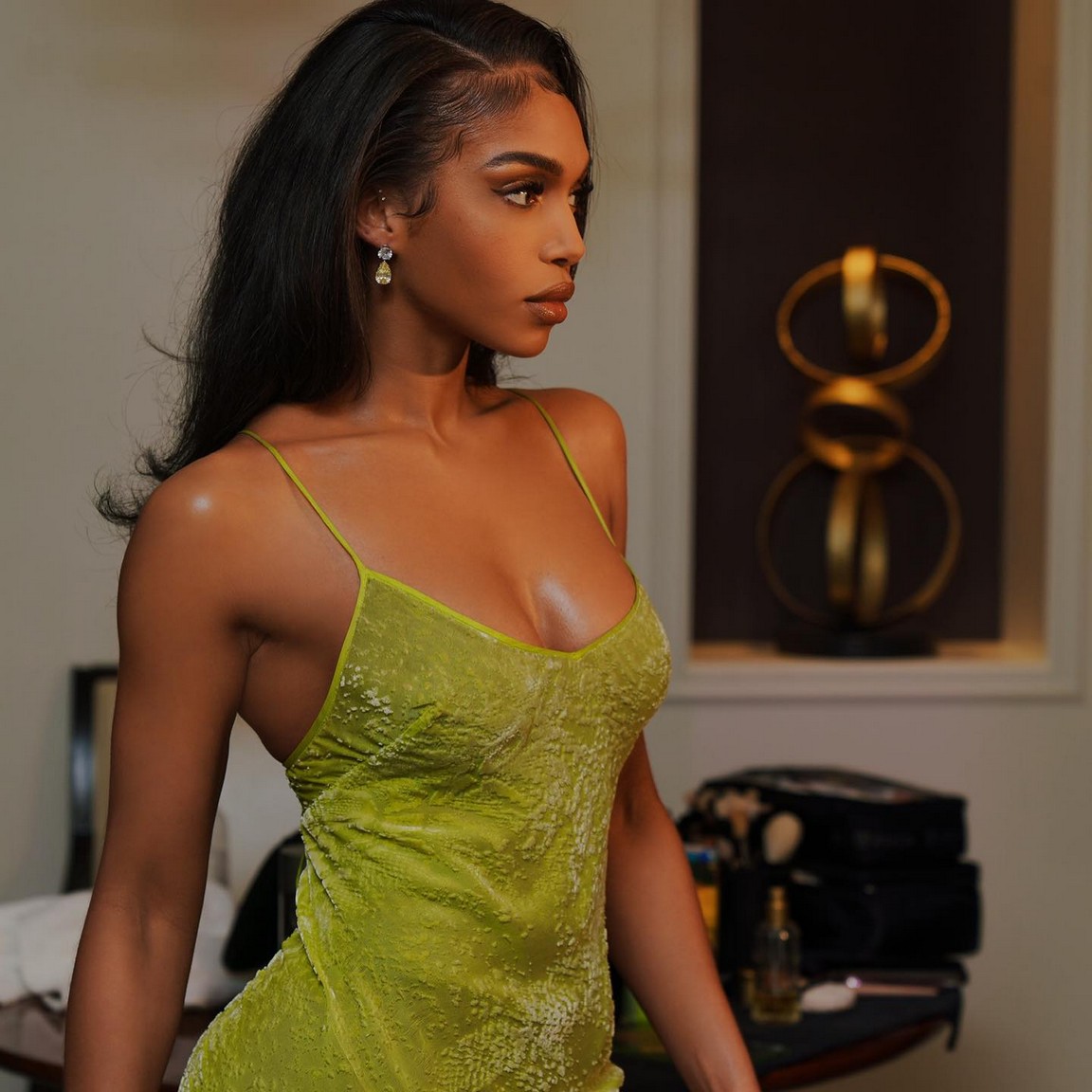 Lori Harvey Cleavage