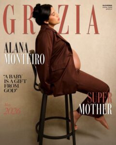 "Alana Monteiro Showcases Her Stunning Baby Bump in a Bold and Daring Photoshoot!" 1