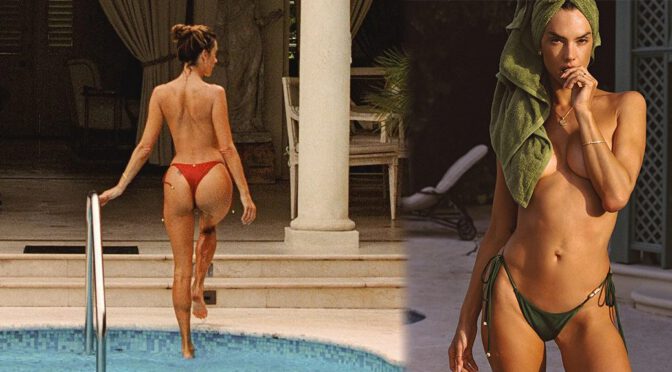 "Alessandra Ambrosio Strips Down and Flaunts Her Curves in Sultry Lavarice Photoshoot"