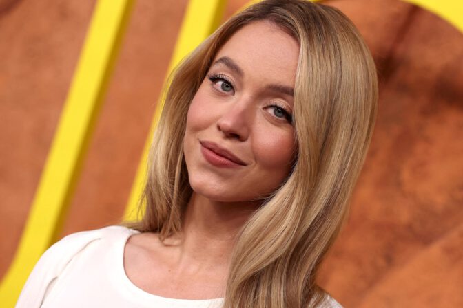 Busty Sydney Sweeney Stuns in Skintight White Mini That’s Pure Sin at Euphoria S3 Premiere Gallery