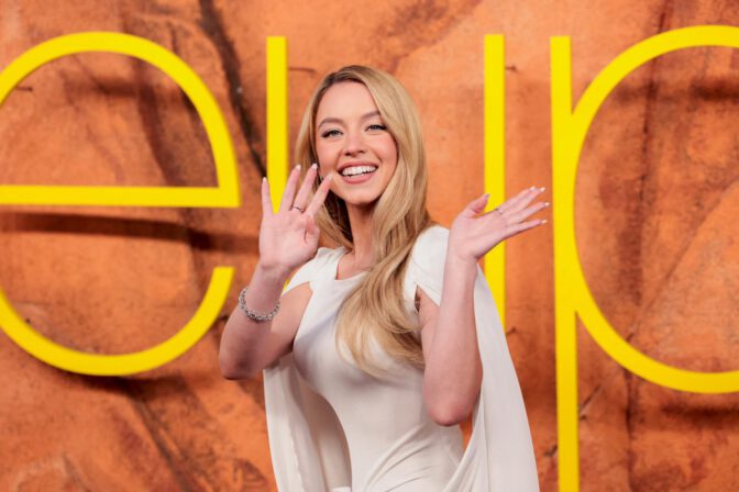 Busty Sydney Sweeney Stuns in Skintight White Mini That’s Pure Sin at Euphoria S3 Premiere Gallery