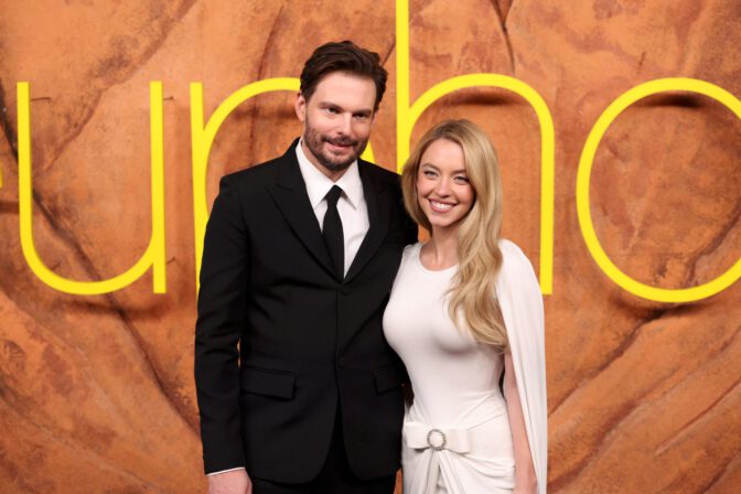 Busty Sydney Sweeney Stuns in Skintight White Mini That’s Pure Sin at Euphoria S3 Premiere Gallery