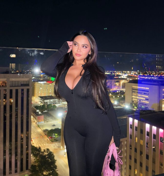 Images: Stella Hudgens Huge Tits and Massive Ass Steal the Show in Sexy Catsuit Pics