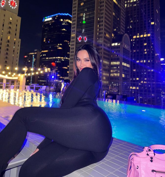 Images: Stella Hudgens Huge Tits and Massive Ass Steal the Show in Sexy Catsuit Pics