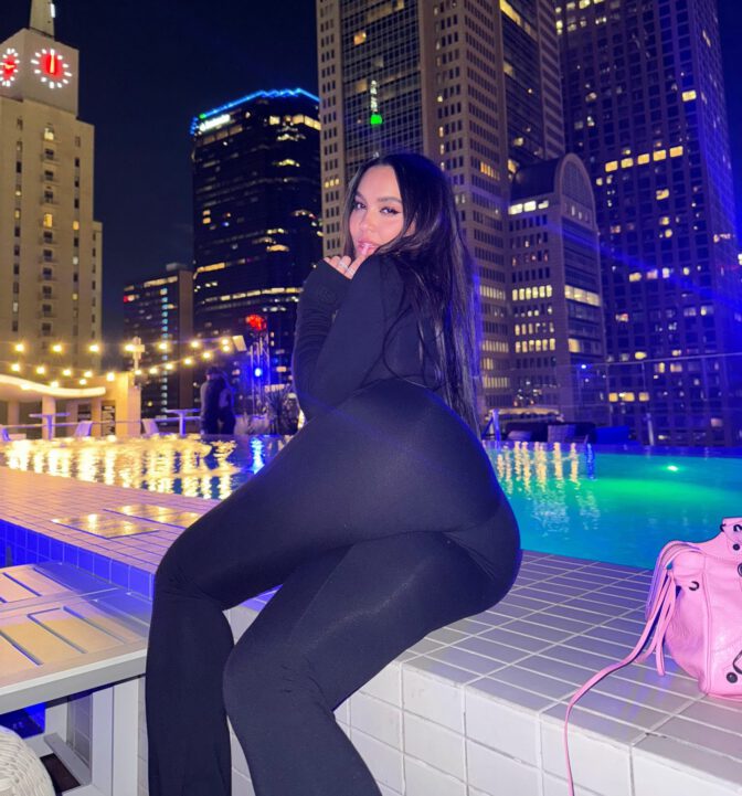 Images: Stella Hudgens Huge Tits and Massive Ass Steal the Show in Sexy Catsuit Pics