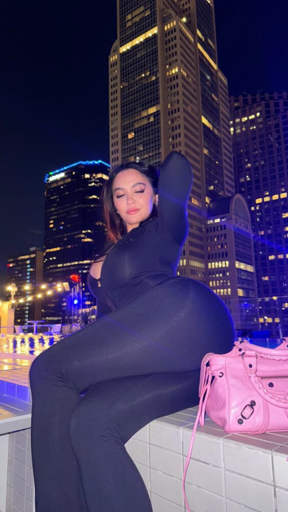 Images: Stella Hudgens Huge Tits and Massive Ass Steal the Show in Sexy Catsuit Pics