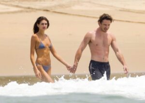 "Kaia Gerber Stuns in a Daring Blue Bikini in Cabo: A Look That Turns Heads" 13