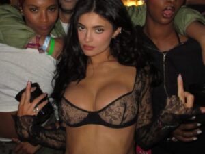 "Kylie Jenner Stuns in Sheer Lace Bra as She Flaunts Curves at Coachella Party" 2