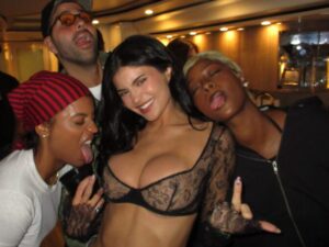 "Kylie Jenner Stuns in Sheer Lace Bra as She Flaunts Curves at Coachella Party" 6