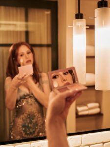 "Madelaine Petsch Stuns with Eye-Catching Curves and Cleavage Next to Opulent Maybach" 9
