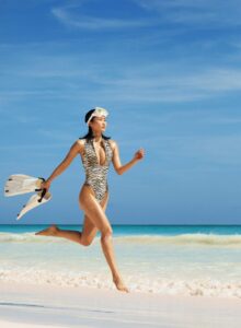 "Miki Hamano Sizzles in Revealing SKIMS Bikinis While Making Waves" 4