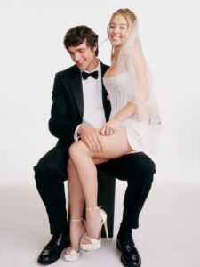 "Sydney Sweeney Dazzles in Figure-Hugging Wedding Dress, Showcasing Stunning Cleavage in Euphoria" 12