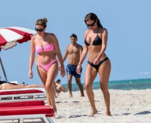 "Anastasia Karanikolaou Stuns in a Dazzling Bikini on Miami Beach" 13