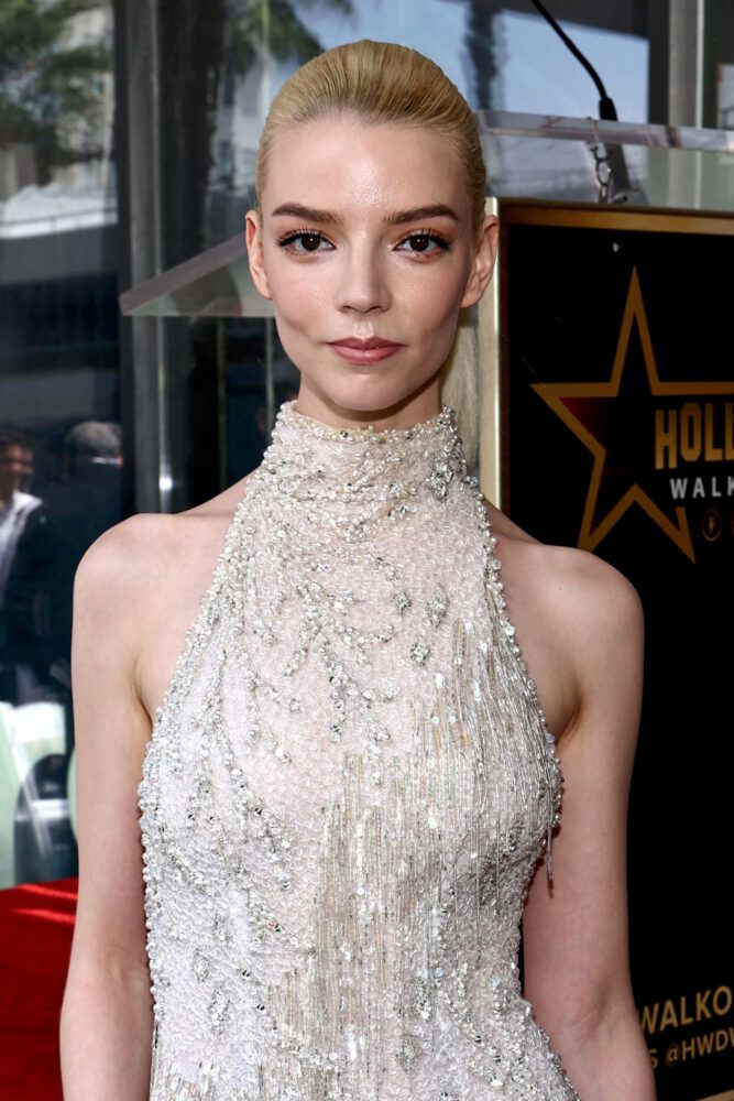 Anya Taylor-Joy Dazzles in Vintage Dress, Flaunting Legs at Walk of Fame Ceremony
