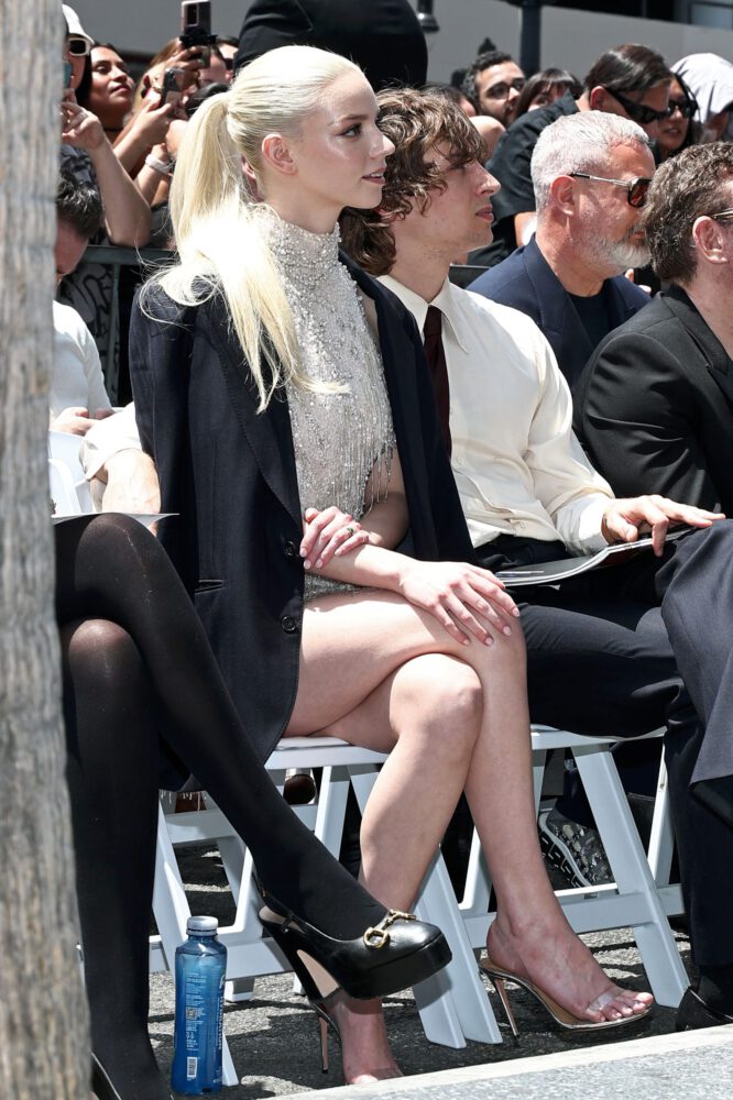 Anya Taylor-Joy Dazzles in Vintage Dress, Flaunting Legs at Walk of Fame Ceremony