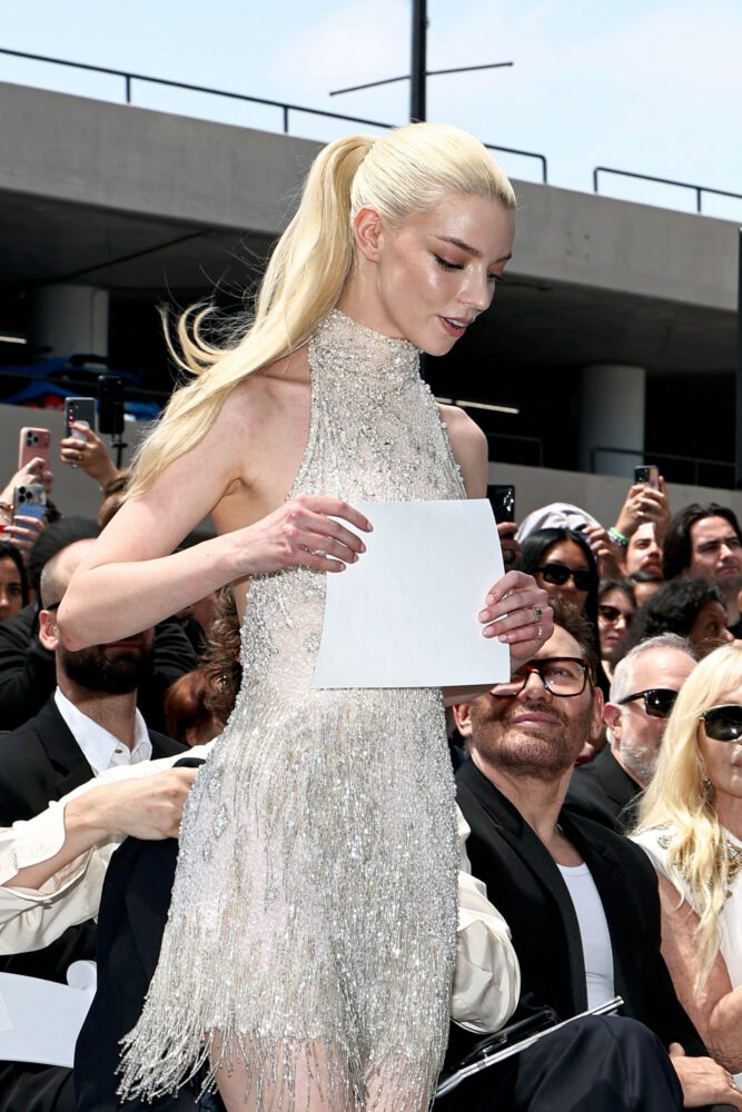 Anya Taylor-Joy Dazzles in Vintage Dress, Flaunting Legs at Walk of Fame Ceremony