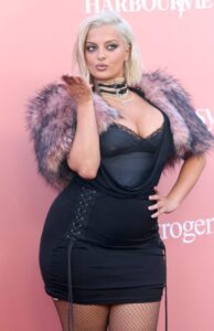 "Bebe Rexha Dazzles in Bold Red Carpet Look, Flaunting Her Curvy Figure and Stunning Assets" 10
