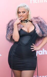 "Bebe Rexha Dazzles in Bold Red Carpet Look, Flaunting Her Curvy Figure and Stunning Assets" 11