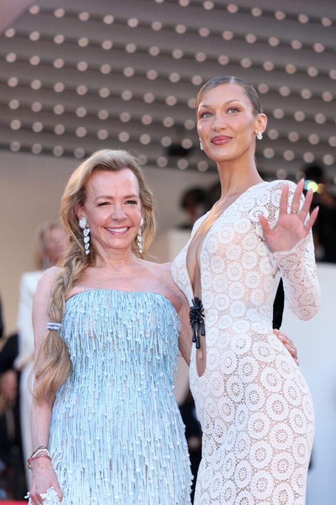 Bella Hadid Dazzles in Striking Plunging Cutout Dress at Cannes Film Festival