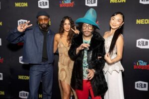 "Eiza Gonzalez Dazzles in Figure-Hugging Gold Dress at SF Film Fest, Showcasing Bold Braless Look" 16