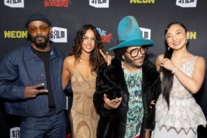 "Eiza Gonzalez Dazzles in Figure-Hugging Gold Dress at SF Film Fest, Showcasing Bold Braless Look" 18