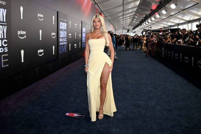 Hannah White Dazzles in a Stunning Yellow Gown, Showcasing Her Curves and Confidence