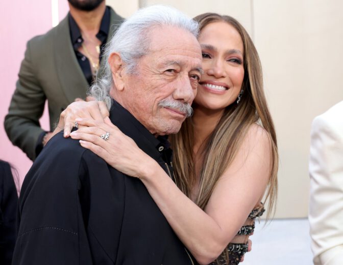 Jennifer Lopez Dazzles in Sheer Gown, Showcasing Stunning Cleavage at Office Romance Premiere