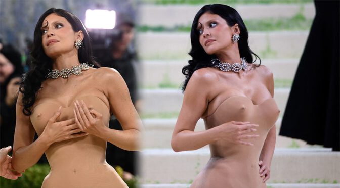 "Kylie Jenner Stuns in Revealing Nude Corset at the 2026 Met Gala, Turning Heads with Bold Fashion Choice"