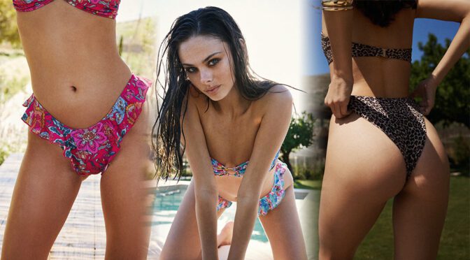 Meika Woollard Captivates in New Rien Swimwear Collection by Penny Vomva