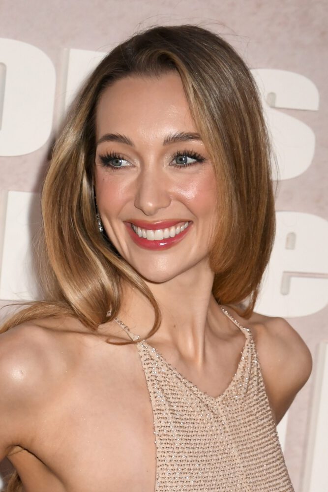 Penny Lane Stuns in Daring See-Through Halter at SI Party, Showcasing Her Curves