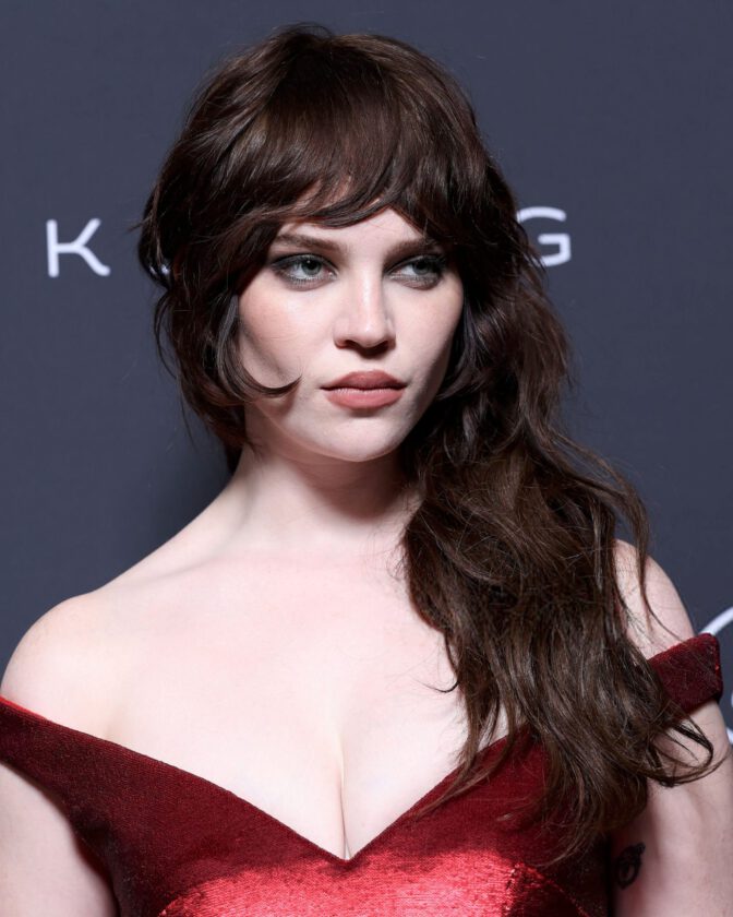 Sophie Thatcher Dazzles in a Gorgeous Red Dress at the 2026 Kering Women In Motion Gala