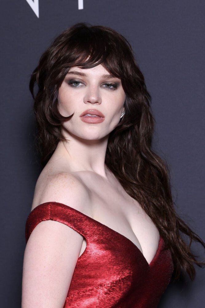Sophie Thatcher Dazzles in a Gorgeous Red Dress at the 2026 Kering Women In Motion Gala