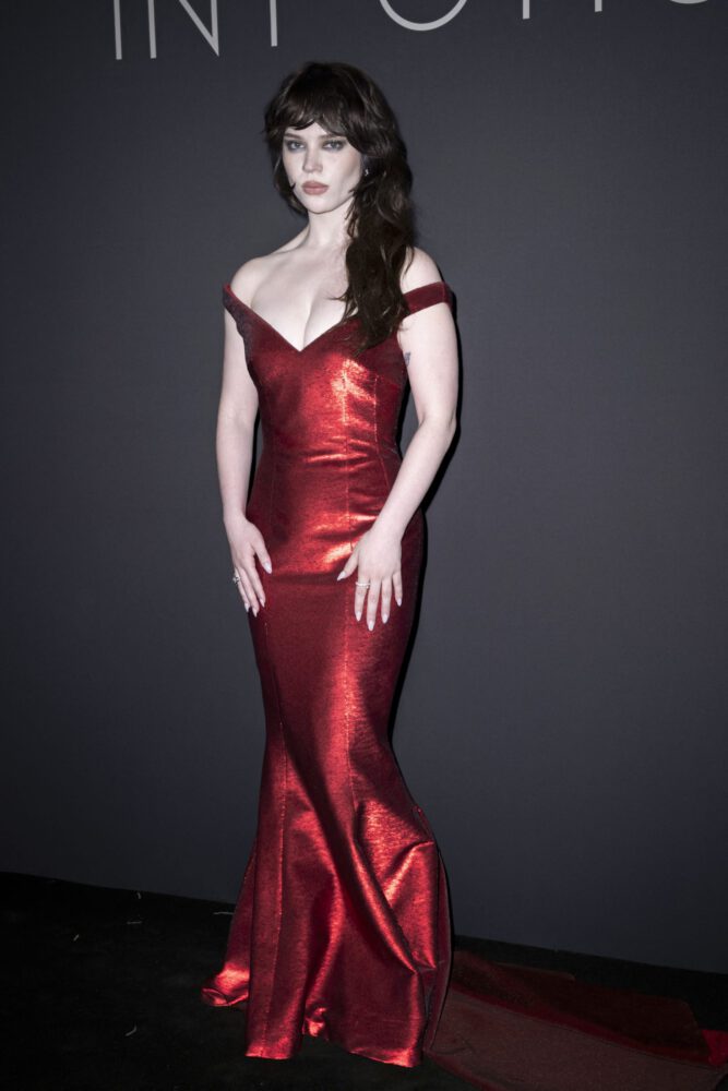 Sophie Thatcher Dazzles in a Gorgeous Red Dress at the 2026 Kering Women In Motion Gala