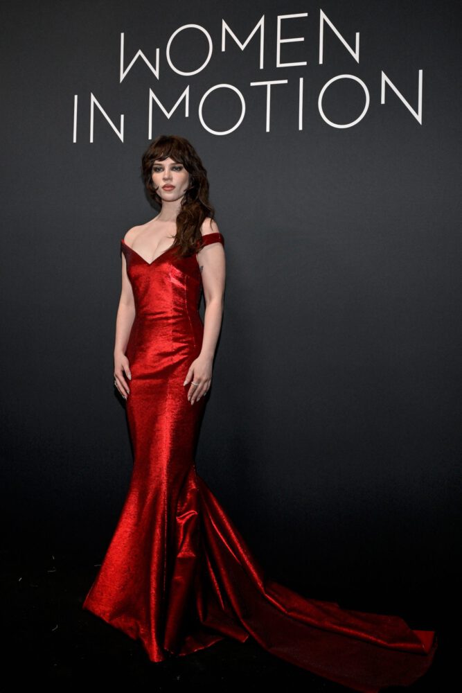 Sophie Thatcher Dazzles in a Gorgeous Red Dress at the 2026 Kering Women In Motion Gala
