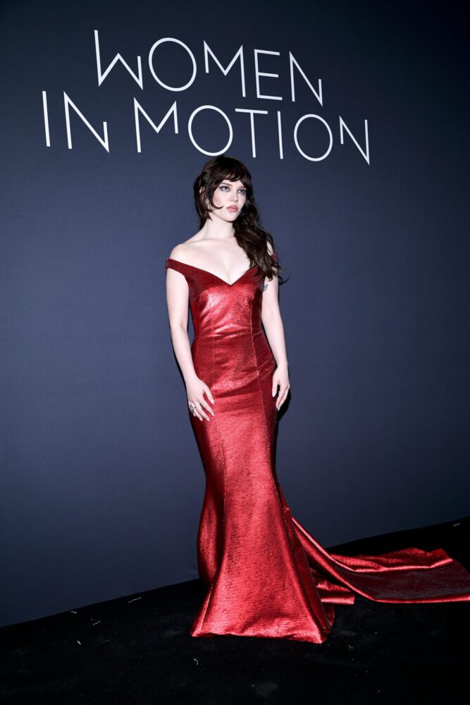 Sophie Thatcher Dazzles in a Gorgeous Red Dress at the 2026 Kering Women In Motion Gala
