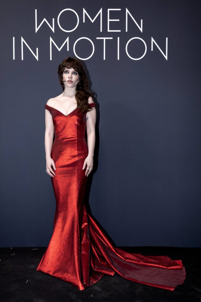 Sophie Thatcher Dazzles in a Gorgeous Red Dress at the 2026 Kering Women In Motion Gala