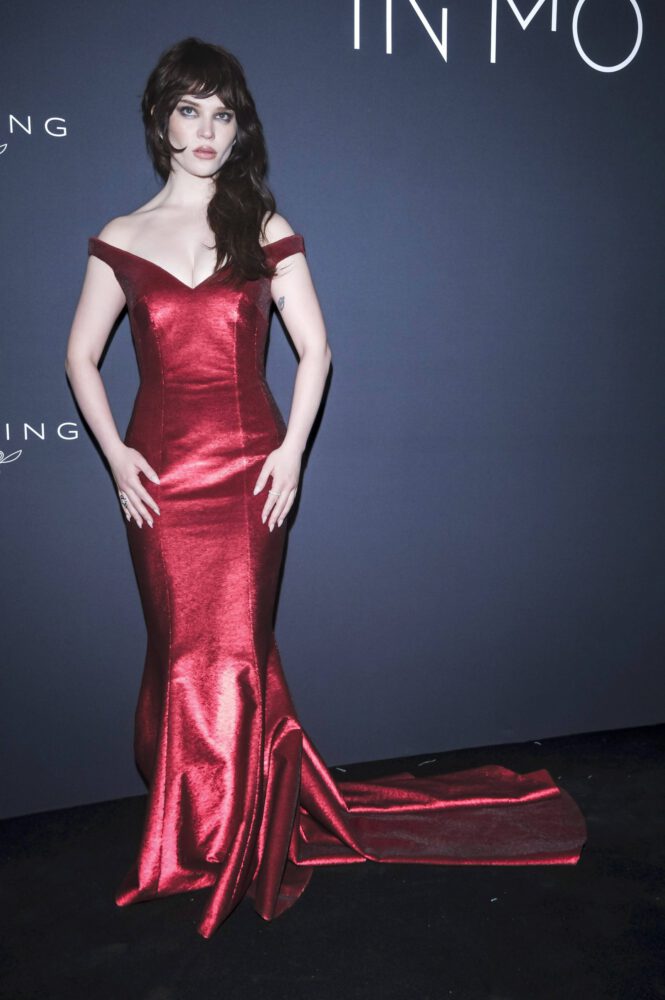 Sophie Thatcher Dazzles in a Gorgeous Red Dress at the 2026 Kering Women In Motion Gala