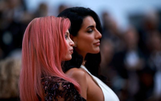 Stella Maxwell Captivates in Stunning Sheer Gothic Gucci Dress at Cannes Closing Ceremony