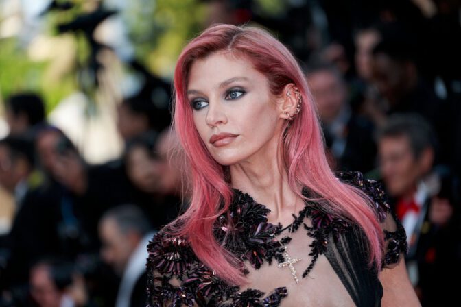 Stella Maxwell Captivates in Stunning Sheer Gothic Gucci Dress at Cannes Closing Ceremony