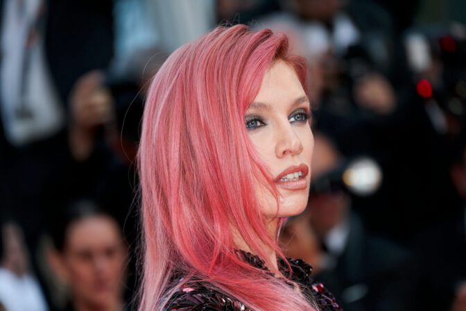 Stella Maxwell Captivates in Stunning Sheer Gothic Gucci Dress at Cannes Closing Ceremony