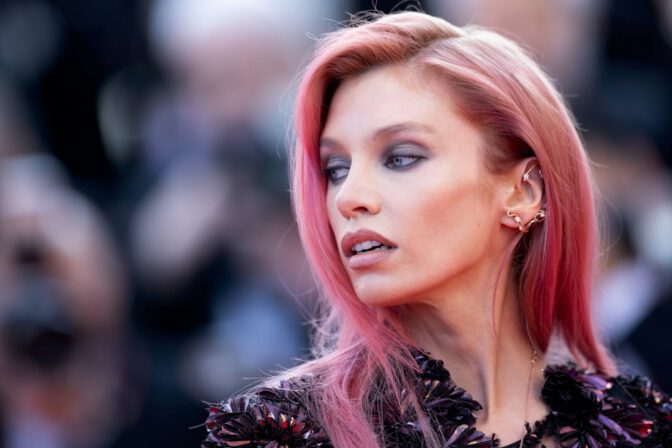 Stella Maxwell Captivates in Stunning Sheer Gothic Gucci Dress at Cannes Closing Ceremony
