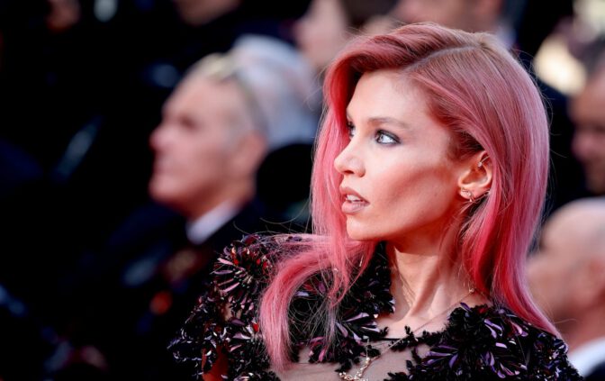 Stella Maxwell Captivates in Stunning Sheer Gothic Gucci Dress at Cannes Closing Ceremony
