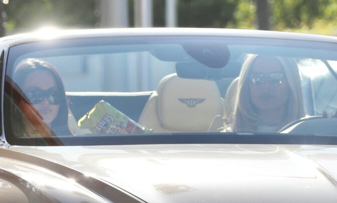Brooks Nader's Jaw-Dropping Sheer Top Flaunts Her Hard Nipples in Beverly Hills.