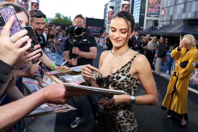 Camila Mendes Stuns in Figure-Hugging Outfit at Berlin Premiere of Masters Of The Universe